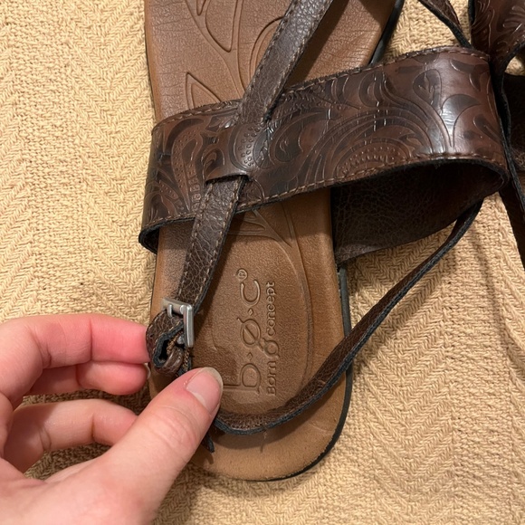 Born concept leather sandals flip flops floral - Picture 2 of 2